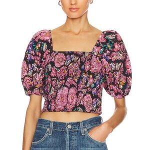 REVOLVE
Revolve Cleobella / Floral Smocked Puff
Sleeve Eva Blouse NWT